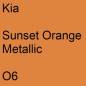 Preview: Kia, Sunset Orange Metallic, O6.